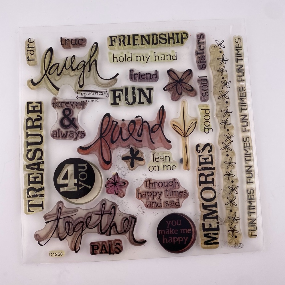 Close to my Heart  « Friendship Word Puzzle » Stamps set
